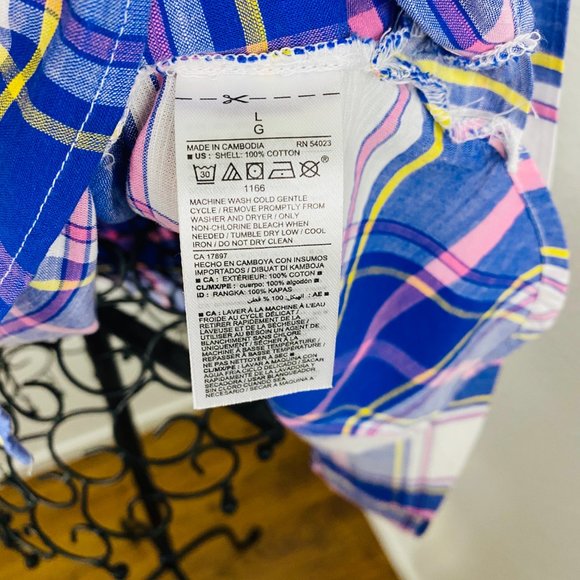 OLD NAVY  The Classic Shirt Button Down L shirt - Picture 8 of 10